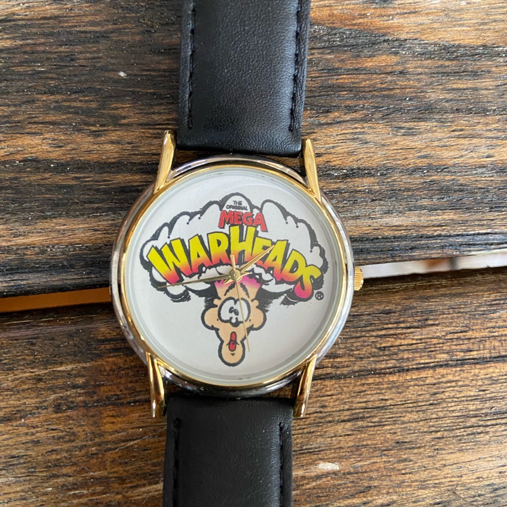 Very Rare Warheads Character Promotional Watch Very Rare Warheads Character Promotional Watch
